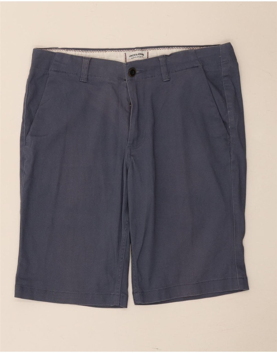 Ανδρικό σορτς Chino Jack & Jones, μεσαίο W32, μπλε βαμβακερό