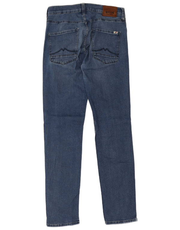 Mustang Mens Vegas Slim Jeans W32 L32 Blue Cotton