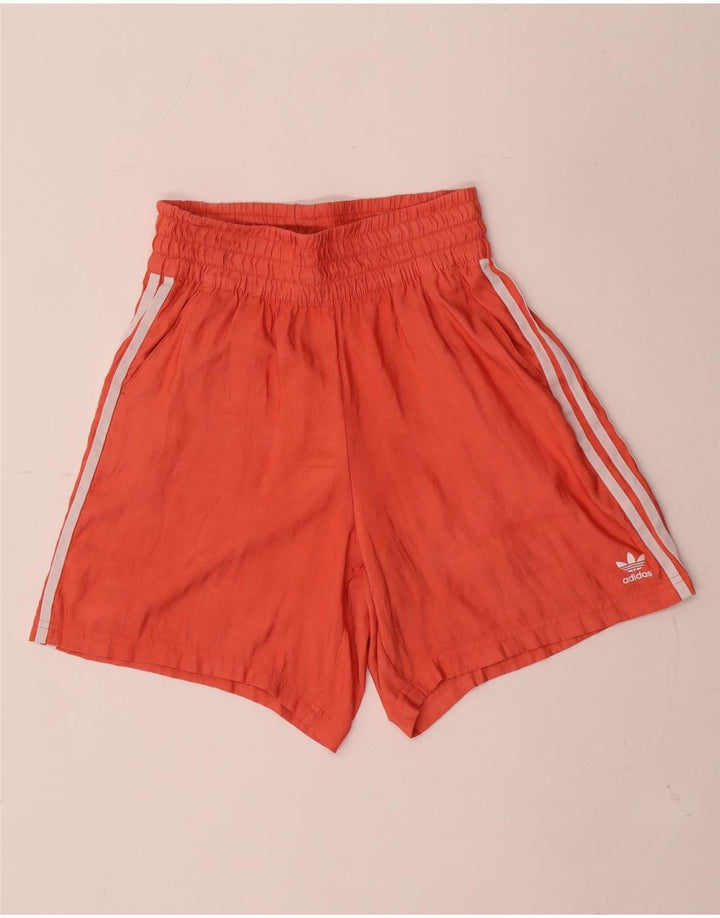 Γυναικείο αθλητικό σορτς Adidas UK 10 Small πορτοκαλί πολυεστέρας