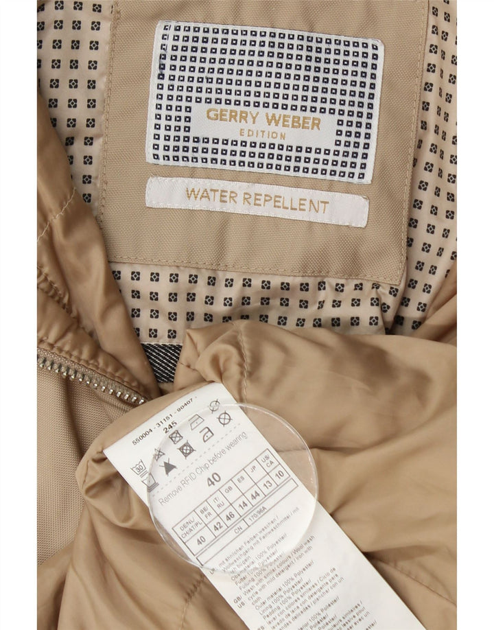 Gerry Weber Γυναικείο Αδιάβροχο με κουκούλα UK 14 Large Beige Polyester