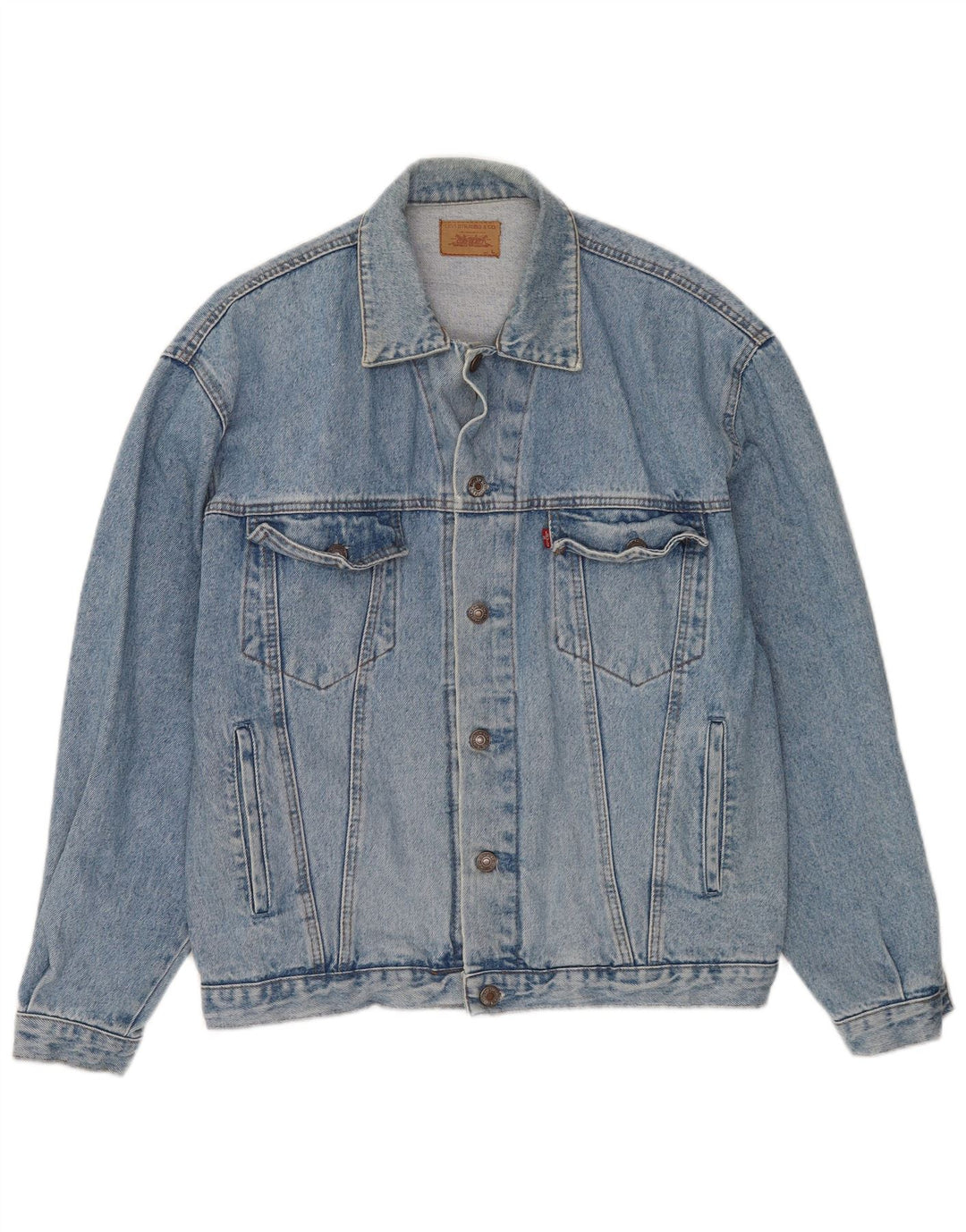 Ανδρικό τζιν μπουφάν Levi's UK 40 Large Blue