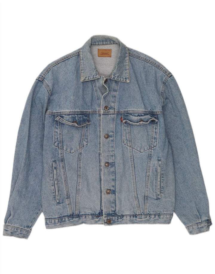 Ανδρικό τζιν μπουφάν Levi's UK 40 Large Blue