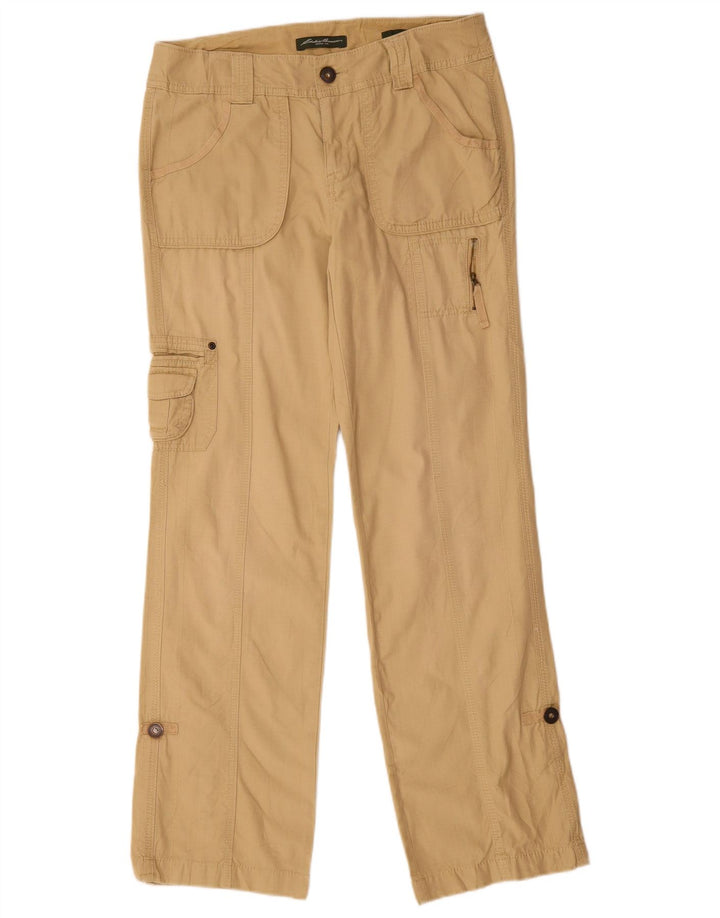 EDDIE BAUER Γυναικείο ίσιο παντελόνι Cargo US 6 Medium W30 L32 Beige