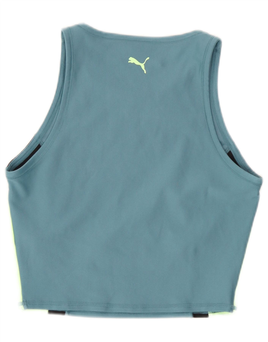 Γυναικείο γραφικό γιλέκο Puma Crop Top 10 Small Blue Colorblock Πολυεστέρας