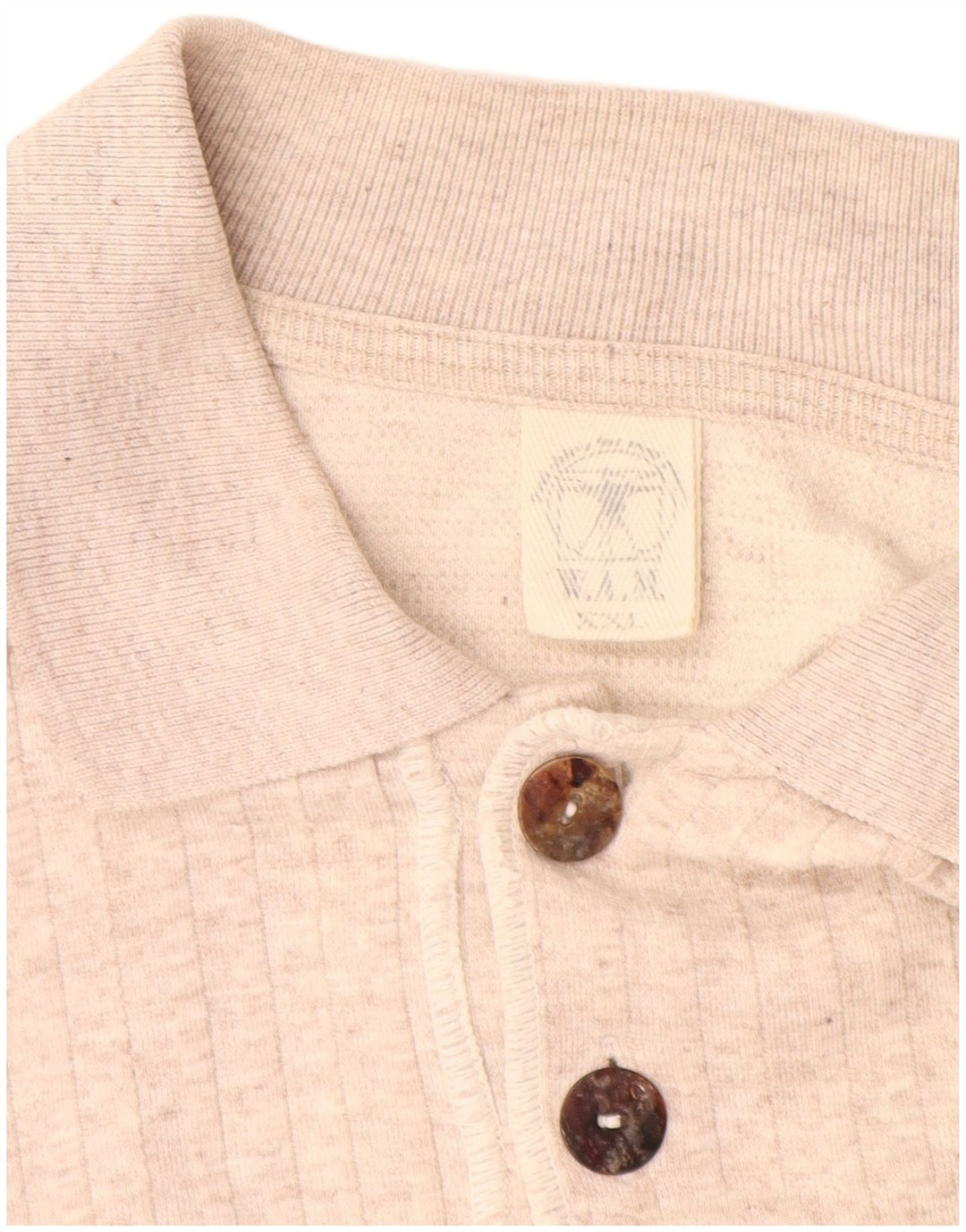 Ανδρικό πουλόβερ με λαιμόκοψη VINTAGE 2XL Μπεζ