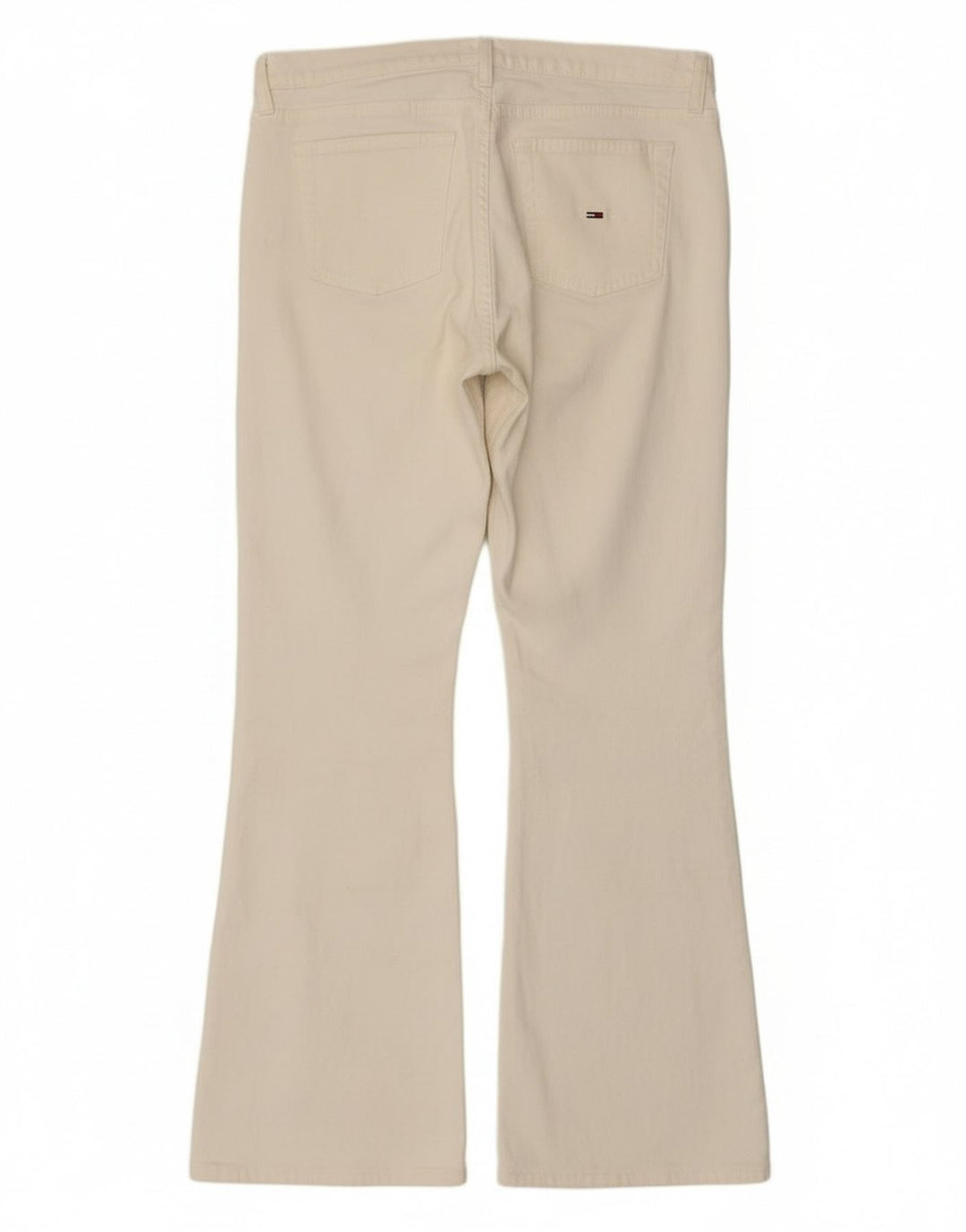 Tommy Hilfiger Γυναικείο τζιν με φλάντζα W32 L30 από λευκό βαμβακερό