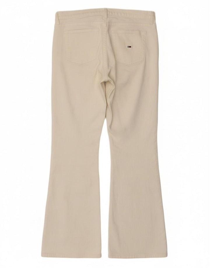 Tommy Hilfiger Γυναικείο τζιν με φλάντζα W32 L30 από λευκό βαμβακερό