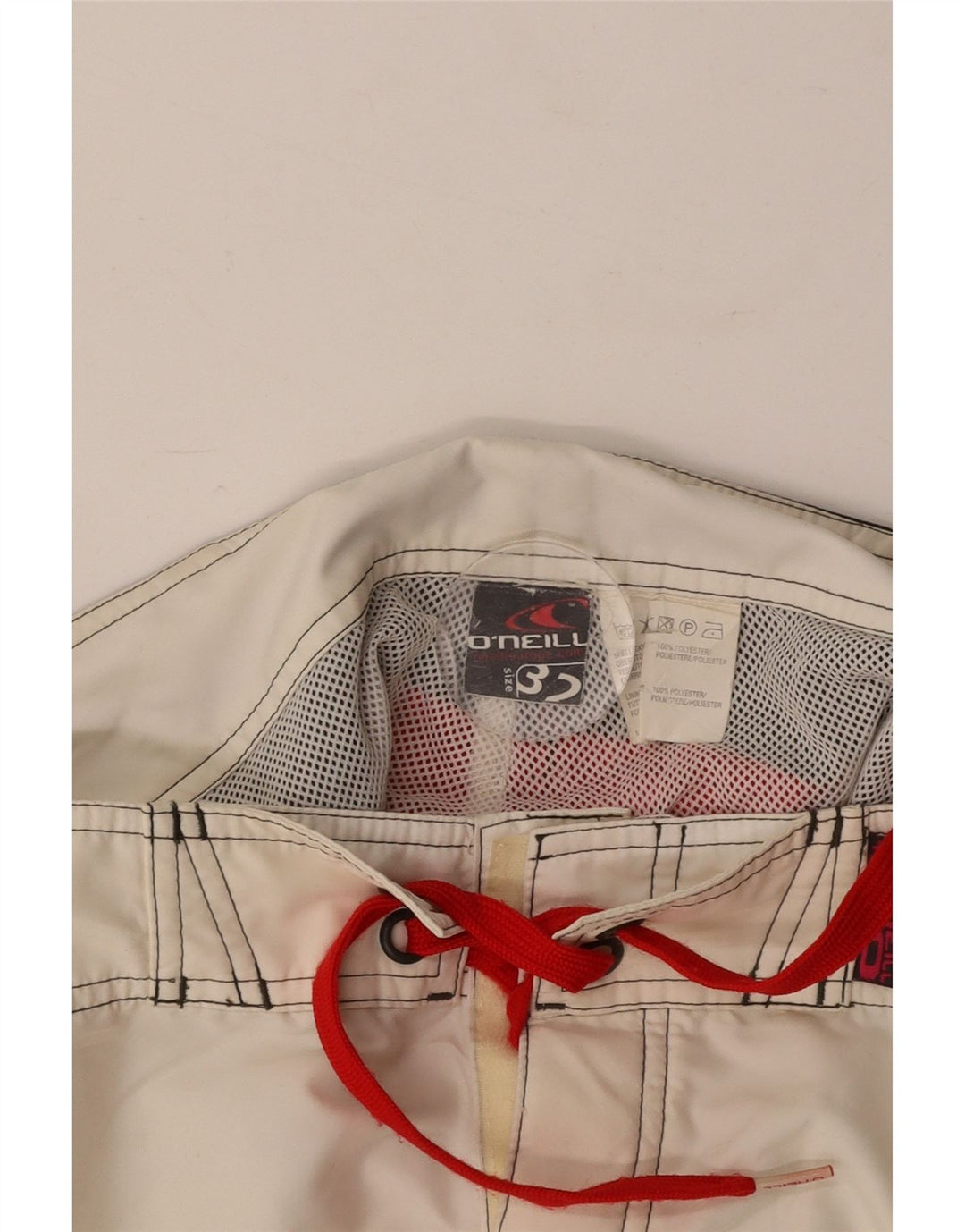 Ανδρικό γραφικό σορτς κολύμβησης O'NEILL σε μεσαίο λευκό χρώμα πολυεστέρα