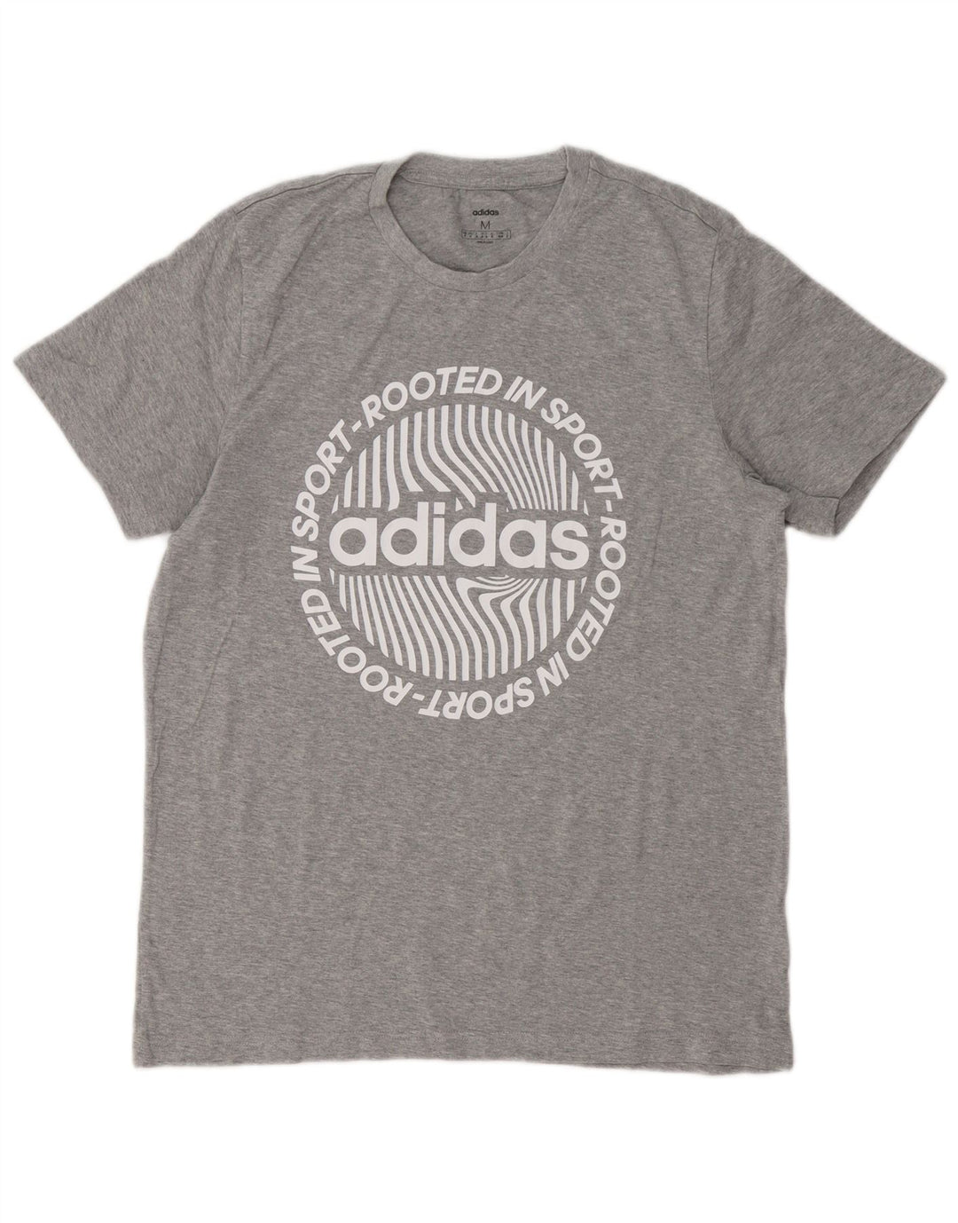 Ανδρικό γραφικό T-Shirt Adidas Top Medium Grey Flecked