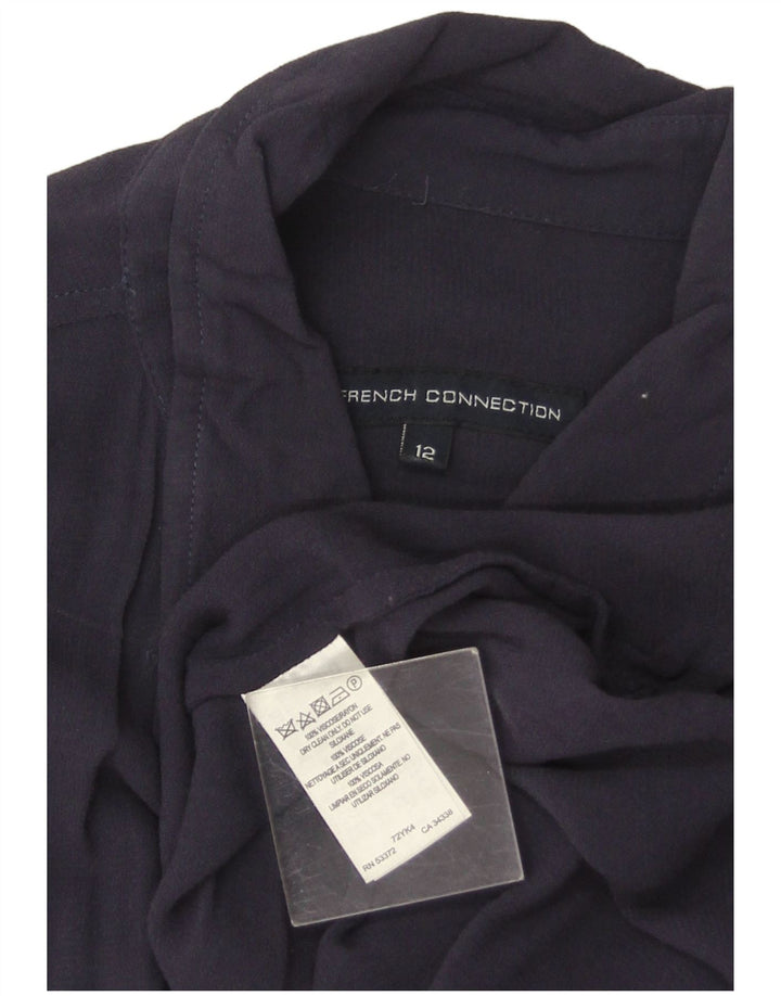 Γυναικείο πουκάμισο French Connection Μπλούζα UK 12 Medium Navy Blue Viscose