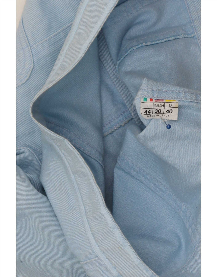 Roccobarocco Γυναικείο Crop Graphic Τζιν μπουφάν IT 44 Medium Blue