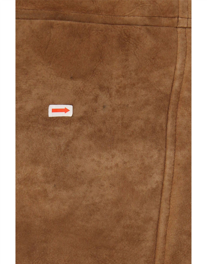 VINTAGE Ανδρικό Shearling Shearling UK 36 Small Brown Shearling