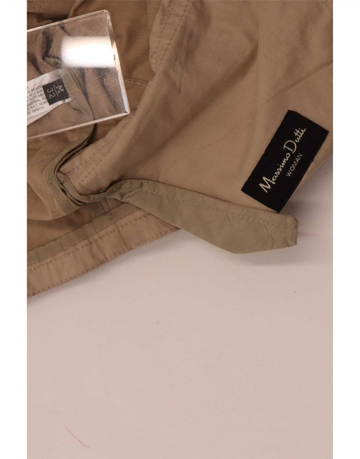 Massimo Dutti Γυναικεία κοντή καμπαρντίνα με διπλό στήθος UK 14 Medium Beige