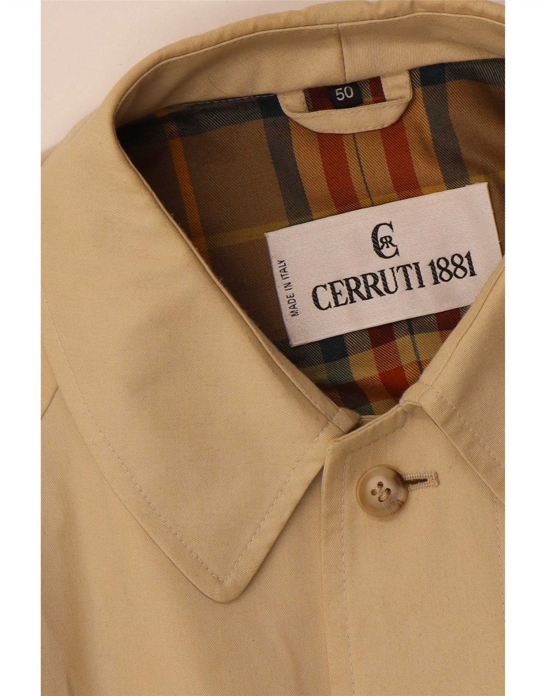 Cerruti 1881 Ανδρικό Πανωφόρι IT 50 Large Beige