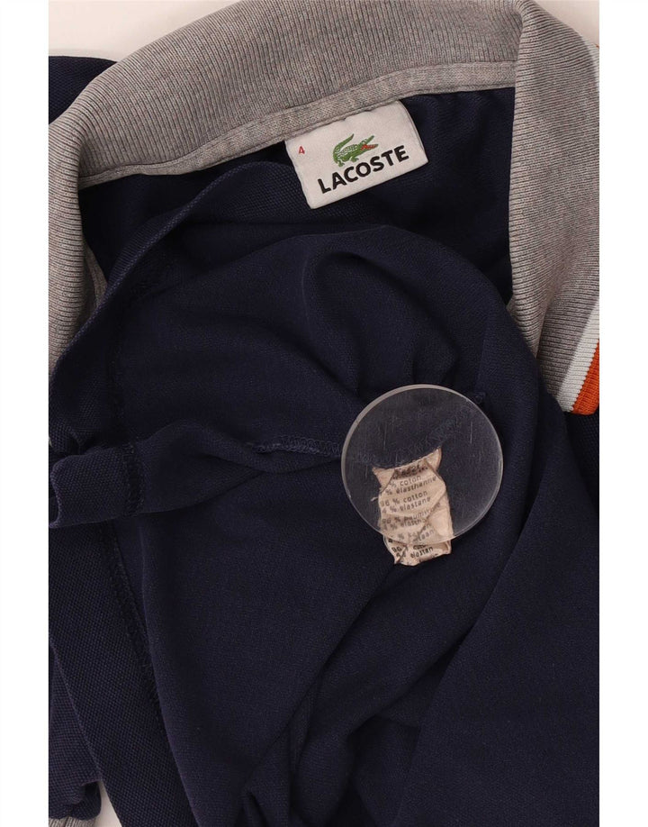 Ανδρικό πουκάμισο πόλο Lacoste, νούμερο 4, Βαμβακερό, μεσαίο ναυτικό μπλε