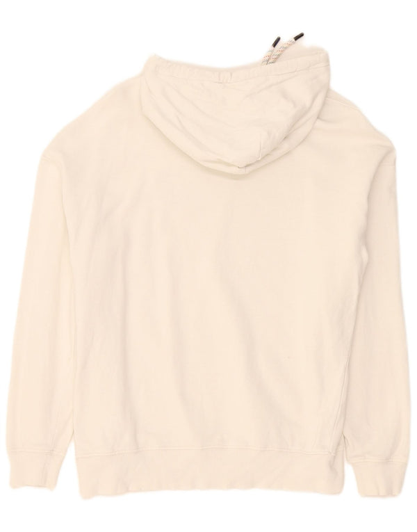 Lee Mens Graphic Hoodie Jumper Small White