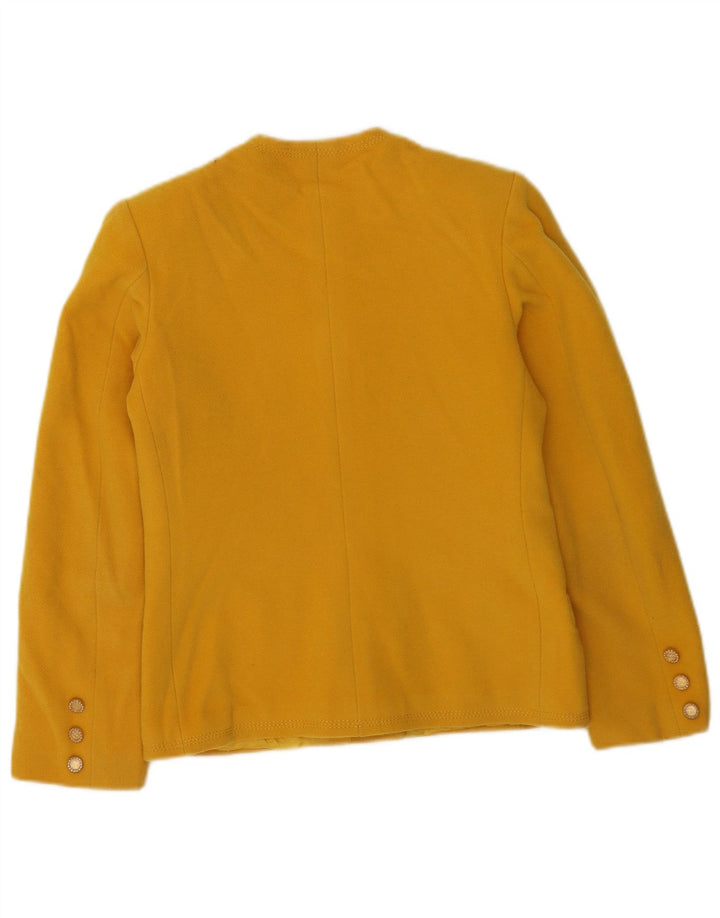 Vintage γυναικείο σακάκι blazer UK 10 Small Yellow