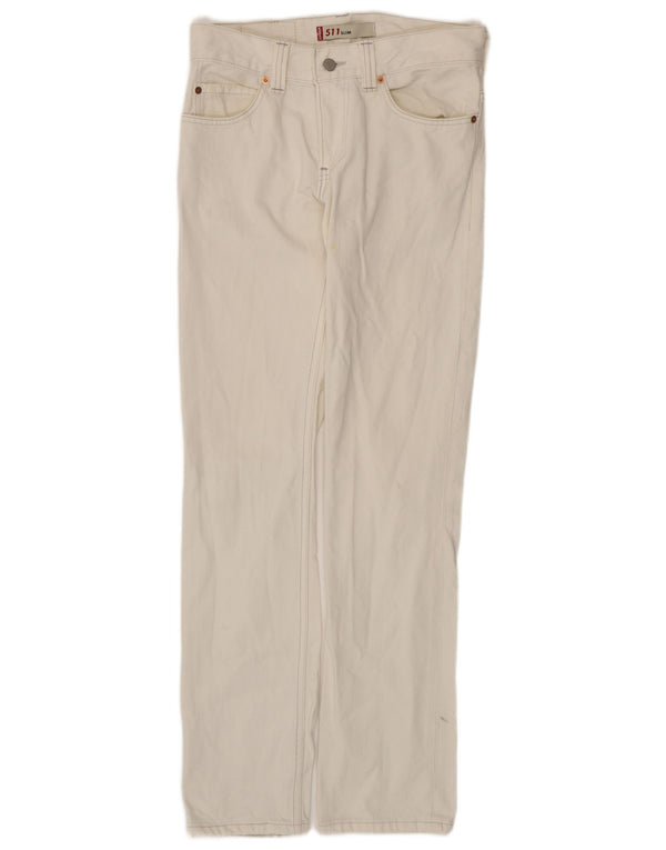 LEVI'S Ανδρικό 511 Slim Jeans W31 L34 Off White Βαμβακερό