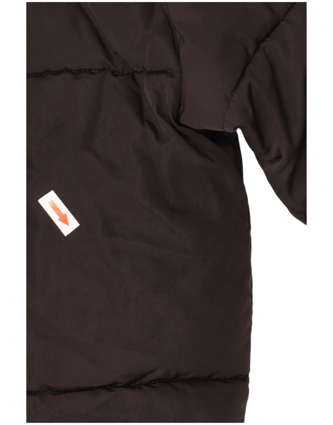 Zara Γυναικείο μπουφάν με κουκούλα UK 42 XL Μαύρο Πολυεστέρας