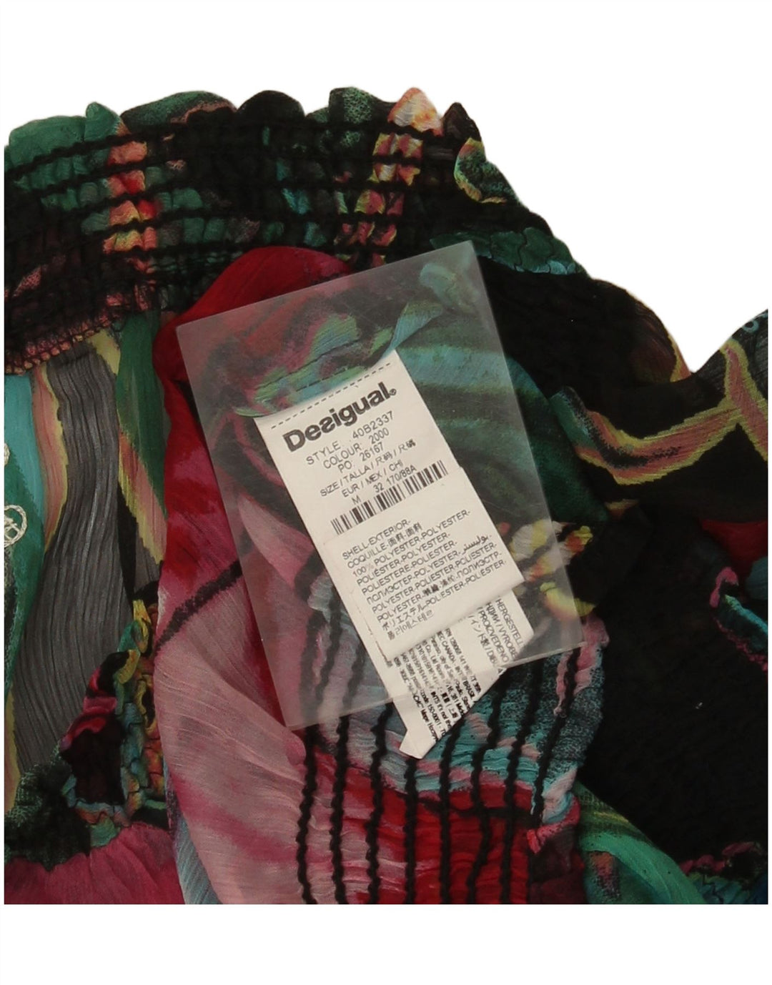 Γυναικείο Desigual Graphic Off Shoulder Top UK 14 Medium πολύχρωμο Floral