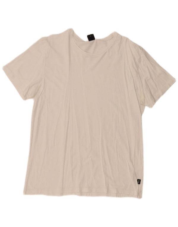 Ανδρικό T-Shirt HUGO BOSS Top XL Λευκό βαμβακερό