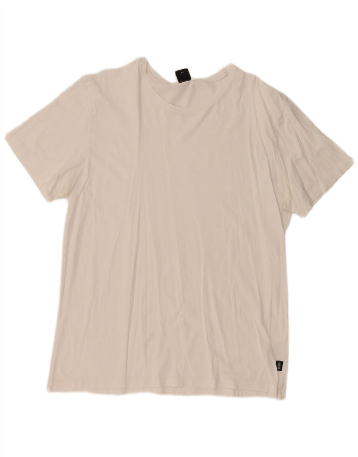 Ανδρικό T-Shirt HUGO BOSS Top XL Λευκό βαμβακερό