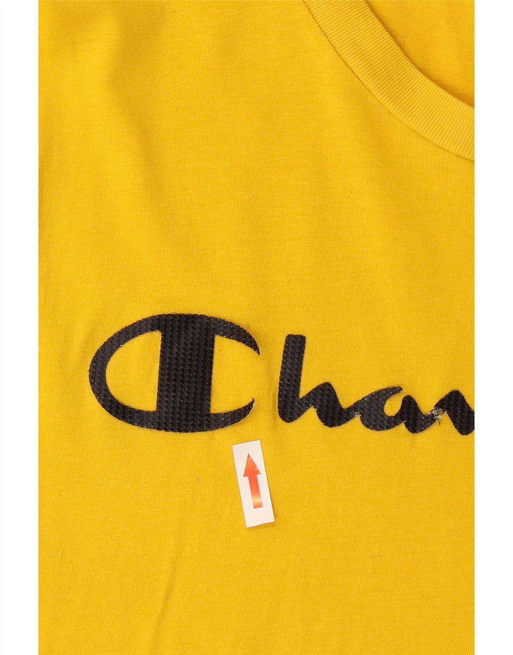 Ανδρικό T-Shirt Champion Graphic Top Medium Yellow