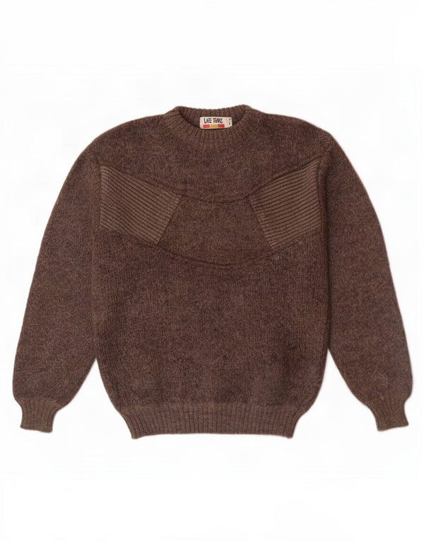 Ανδρικό πουλόβερ Life Time Crew Neck Jumper UK 38 Medium Brown