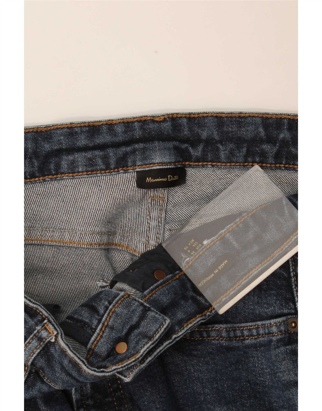 Massimo Dutti Γυναικεία Slim Jeans EU 38 Small W28 L26 Navy Blue