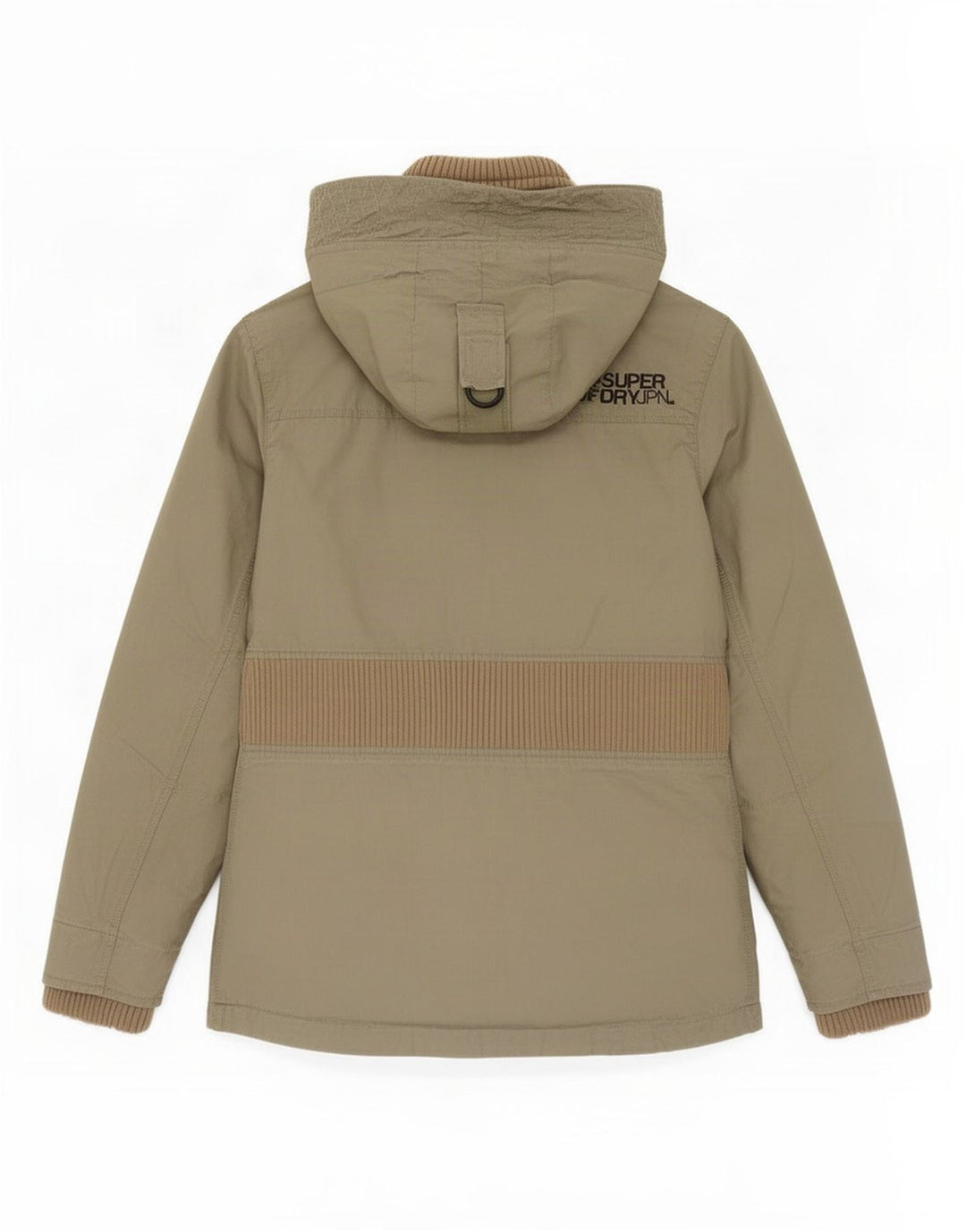 Superdry γυναικείο μπουφάν Parka με κουκούλα UK 12 Medium Khaki Cotton