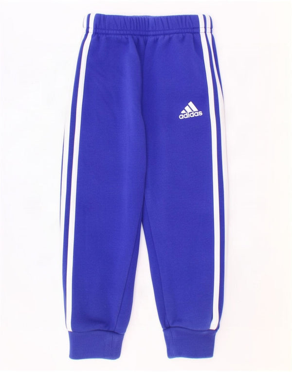 Παντελόνι αθλητικής φόρμας Adidas Baby Boys Joggers 18-24 μηνών μπλε βαμβακερό