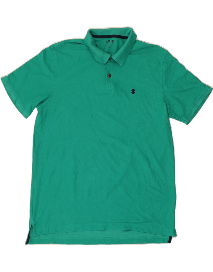 IZOD Mens Polo Shirt Large Green Cotton Vintage Izod and Second-Hand Izod from Messina Hembry 