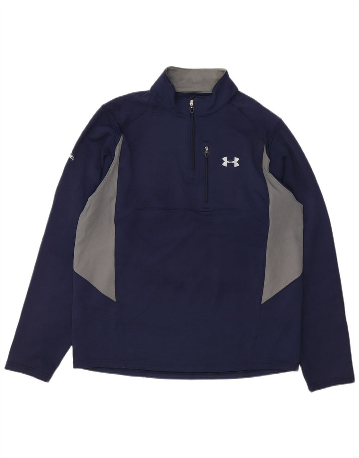 UNDER ARMOR Ανδρική φόρμα πουλόβερ με γρανάζια Allseason Top Large Navy Blue