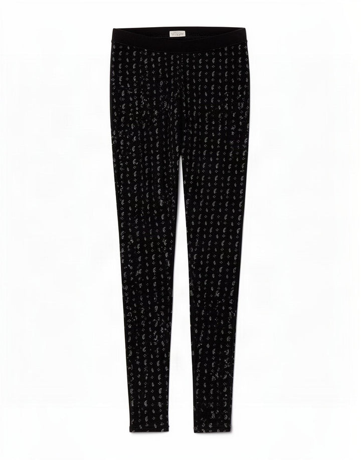 Γυναικείο κολάν με αφηρημένο σχέδιο Jack Wills UK 8 Small Black