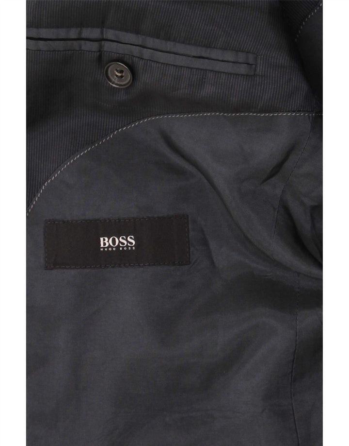 Ανδρικό σακάκι σακάκι Hugo Boss με 2 κουμπιά EU 48 Μαλλί μεσαίου μπλε ναυτικού