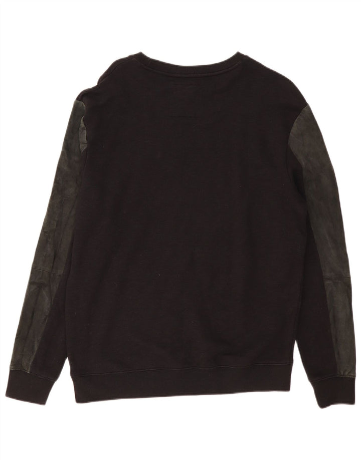 Ανδρικό φούτερ All Saints Jumper Μεσαίο μαύρο χρώμα, βαμβακερό