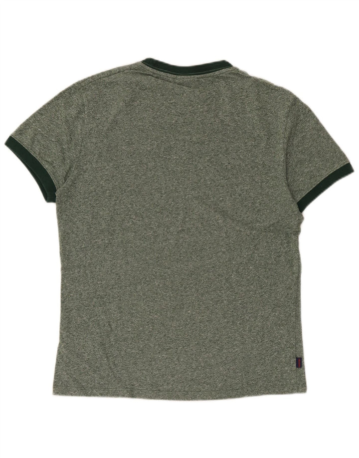 Ανδρικό μπλουζάκι Superdry Top Βαμβακερό μεσαίο πράσινο