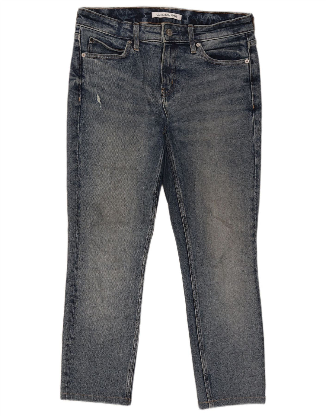 CALVIN KLEIN Ανδρικό τζιν Distressed Cropped Slim W30 L25 Blue