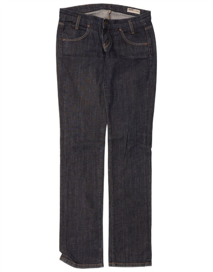 Lee Womens Lynn Slim Jeans W30 L35 Navy Blue Cotton