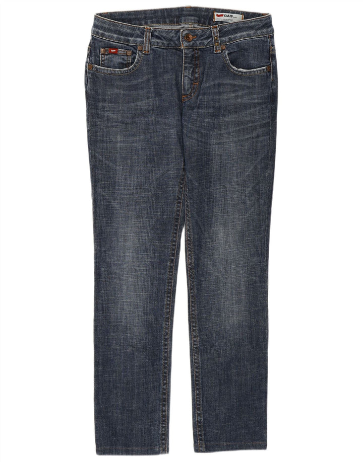 Gas Γυναικείο Slim Jeans W31 L29 Μπλε Βαμβακερό