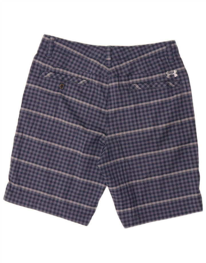 Ανδρικό σορτς Chino Under Armour W32 Medium Blue Gingham Polyester