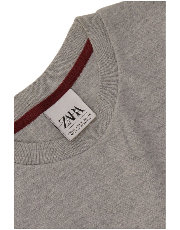 Ανδρικό φούτερ Zara Jumper Medium Grey Colourblock