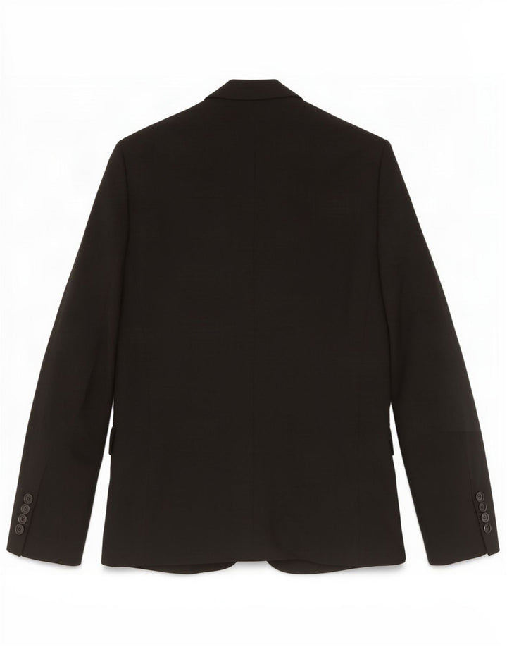 Zara Ανδρικό τζάκετ μπλέιζερ με 2 κουμπιά EU 46 Small Black Viscose