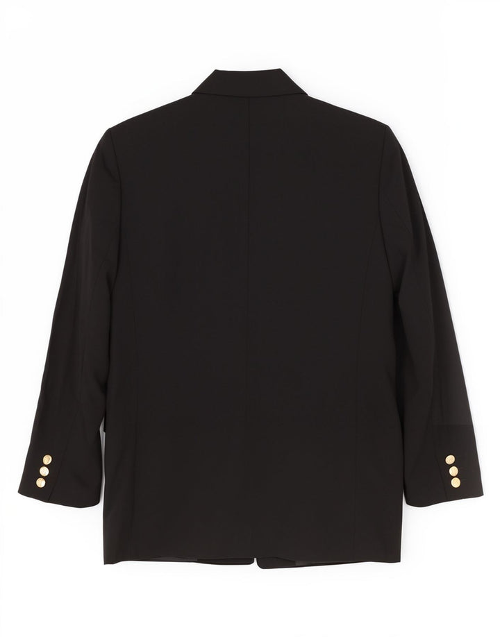 Marks & Spencer Γυναικείο μπουφάν Blazer με διπλό στήθος 14 Μαύρο νέο μαλλί