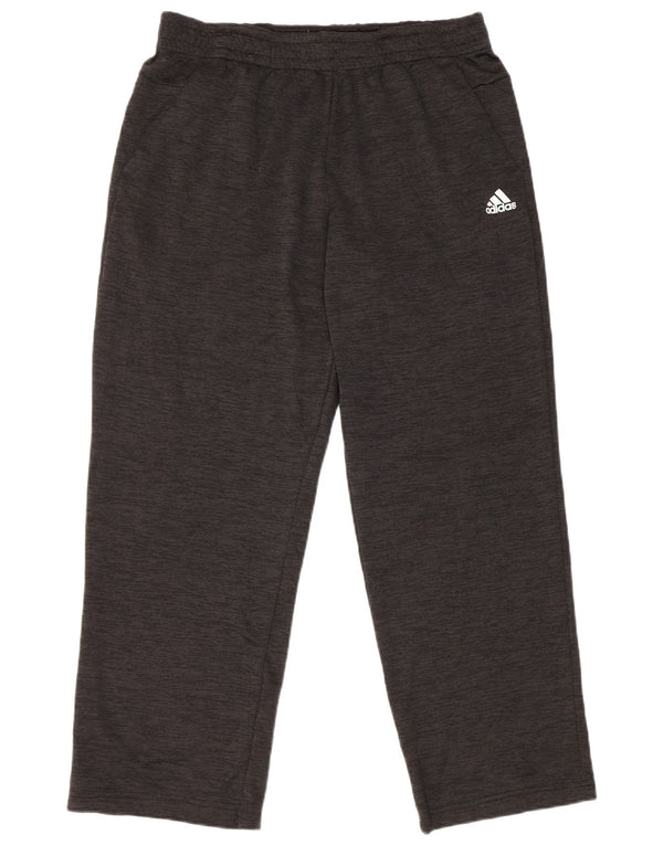 Adidas Mens Tracksuit Trousers Large  Black Flecked Polyester