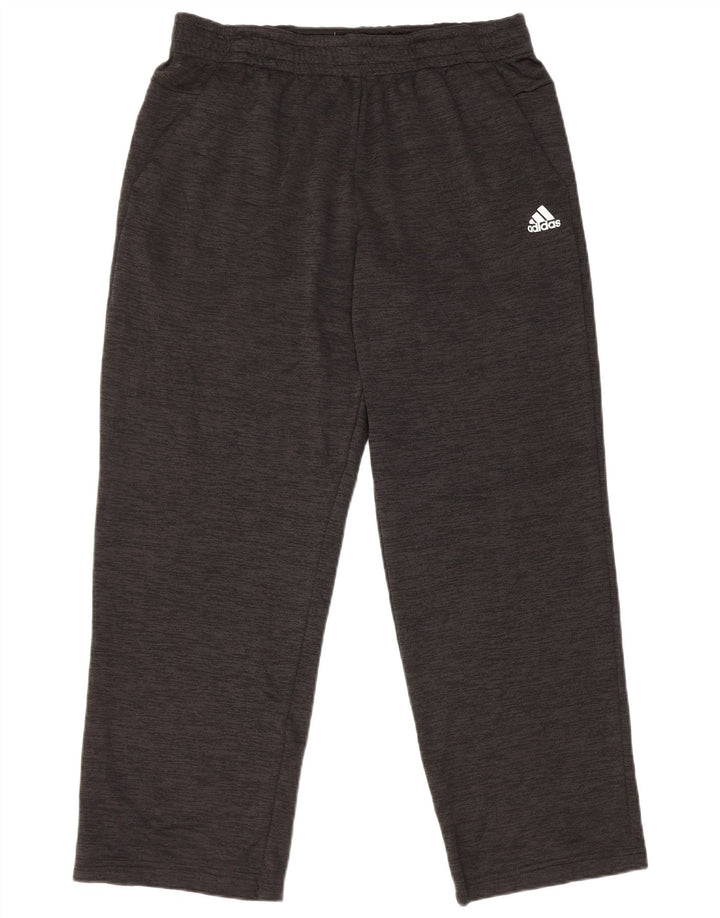 Ανδρική αθλητική φόρμα Adidas Παντελόνι με μεγάλο μαύρο χρώμα από πολυεστέρα