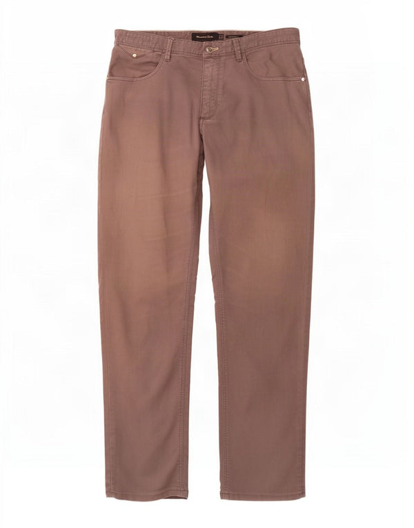 Massimo Dutti Ανδρικό ίσιο casual παντελόνι EU 42 Large W32 L32 Grey