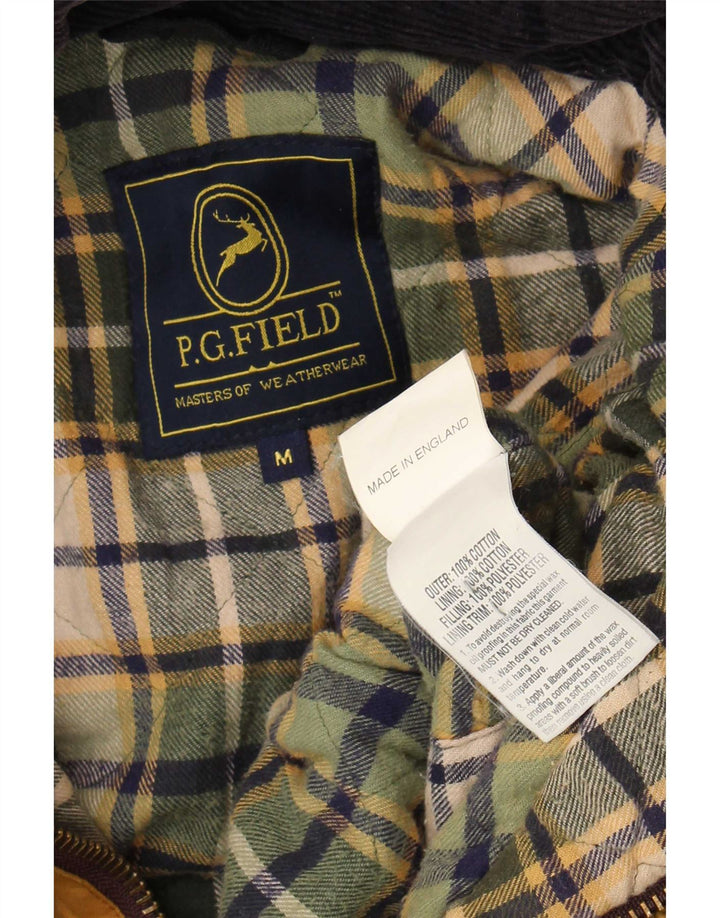 Ανδρικό κερωμένο βαμβακερό μπουφάν P.G.Field UK 38 Medium Beige