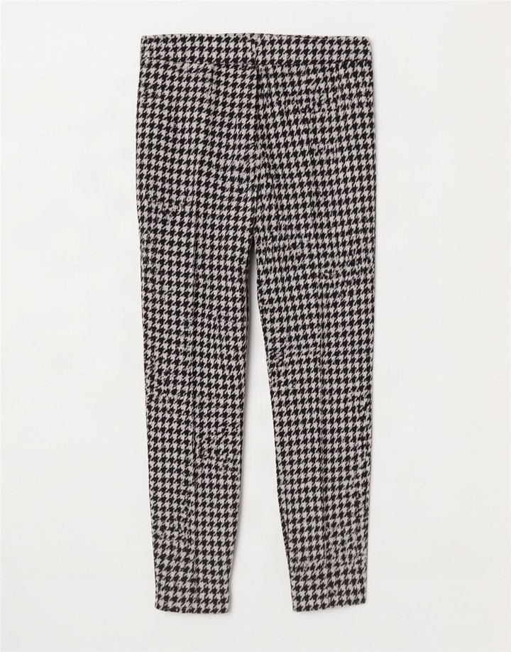 Hugo Boss Γυναικείο Slim Cropped Παντελόνι W28 L26 Μαύρο Houndstooth