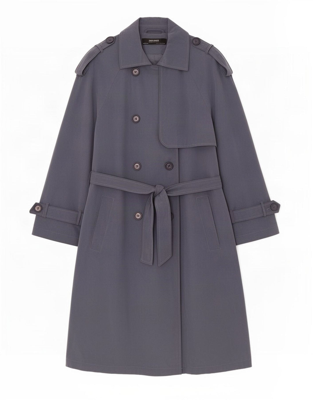 Zara γυναικεία καμπαρντίνα με 3/4 μανίκια UK 10 Small Grey